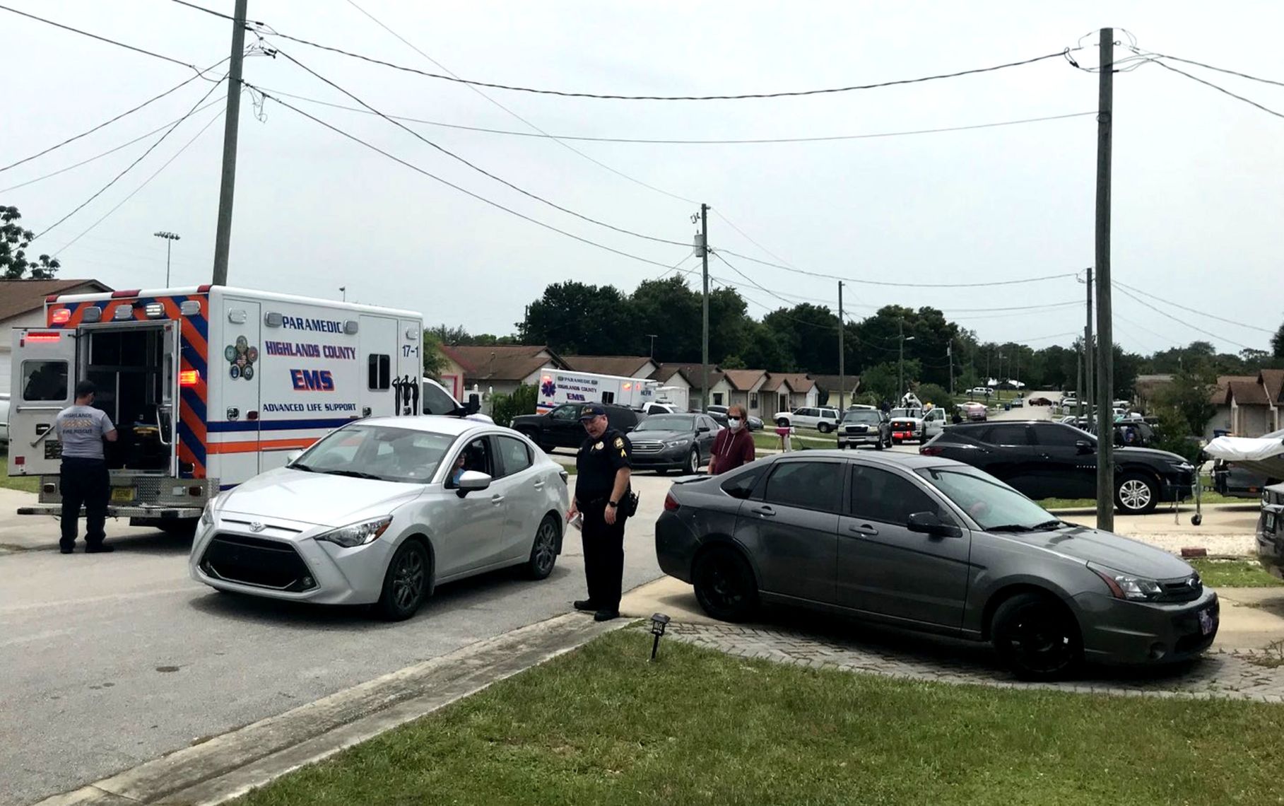 Haz-mat scene